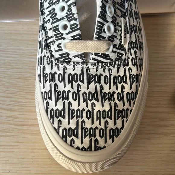 Real Vs Fake Fog Vans Print Fear Of God Shoes Fear Of God Vans Era 95